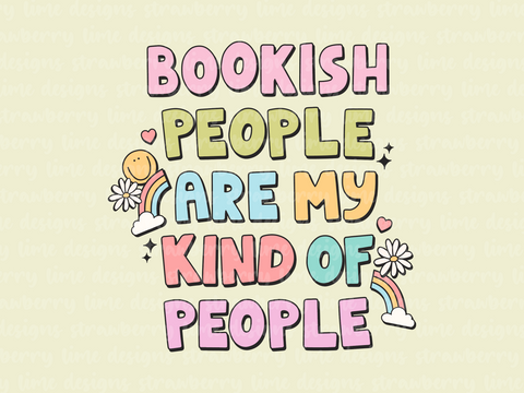 Bookish People Are My Kind Of People Die Cut Sticker
