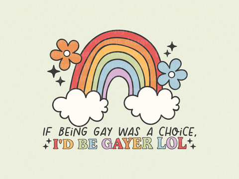 If Being Gay Was A Choice Die Cut Sticker