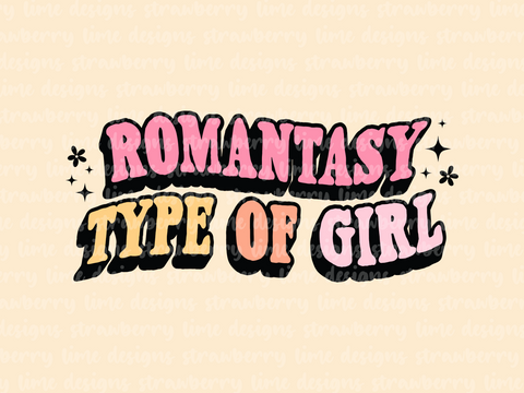 Romantasy Type Of Girl Die Cut Sticker