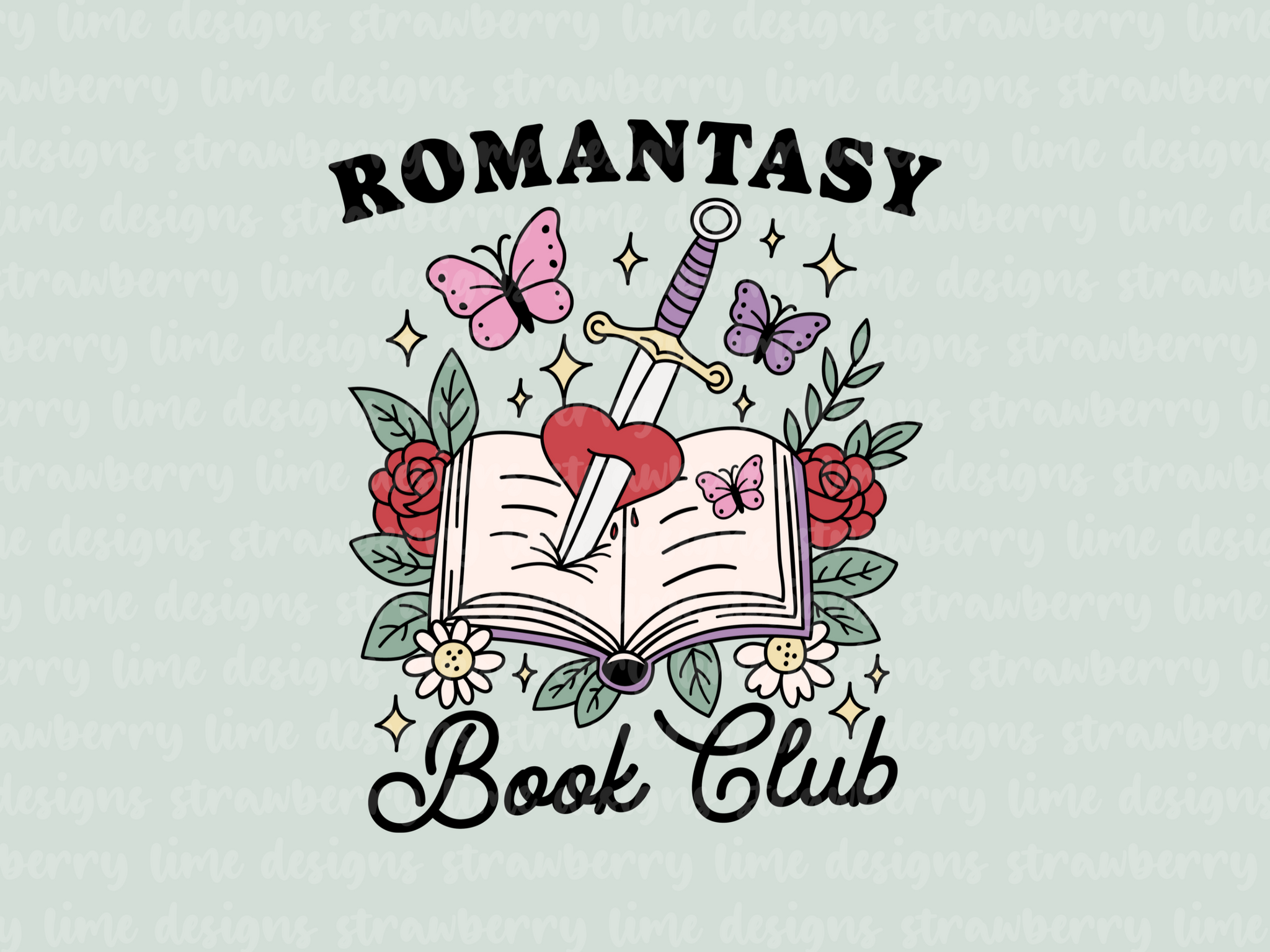 Romantasy Book Club Die Cut Sticker