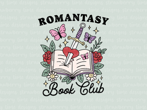 Romantasy Book Club Die Cut Sticker