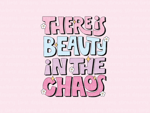 Beauty In Chaos Die Cut Sticker