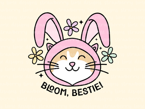 Bloom, Bestie Die Cut Sticker