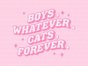 Cats Forever Die Cut Sticker