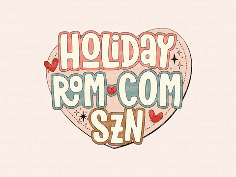 Holiday Rom Com Season Die Cut Sticker
