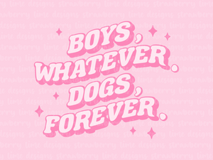 Dogs Forever Die Cut Sticker