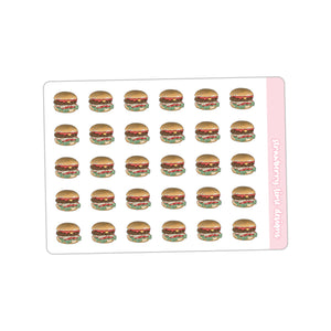 Icon Stickers - Burgers
