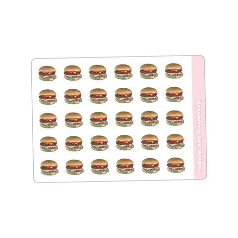 Icon Stickers - Burgers
