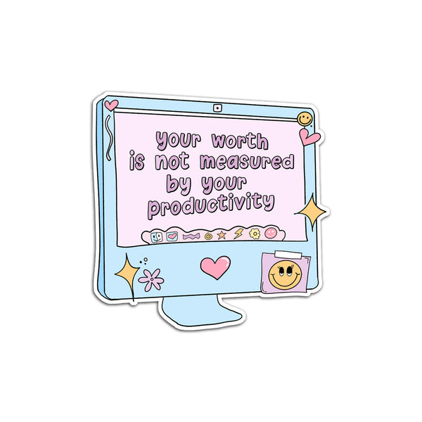 Productivity Die Cut Sticker