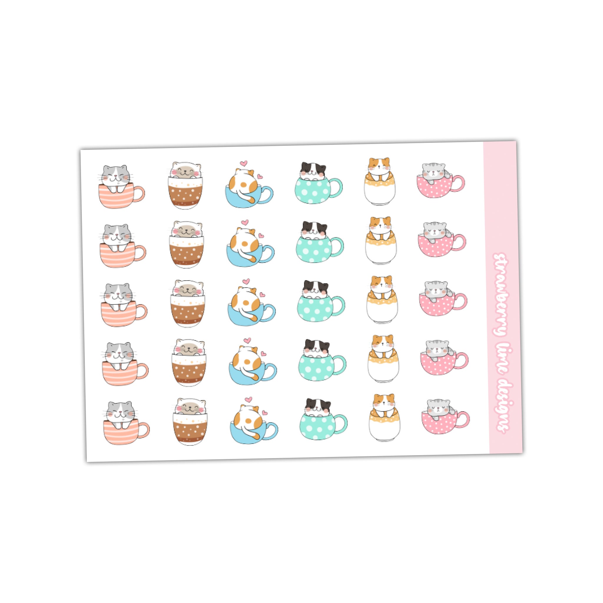 Icon Stickers - Coffee Cats