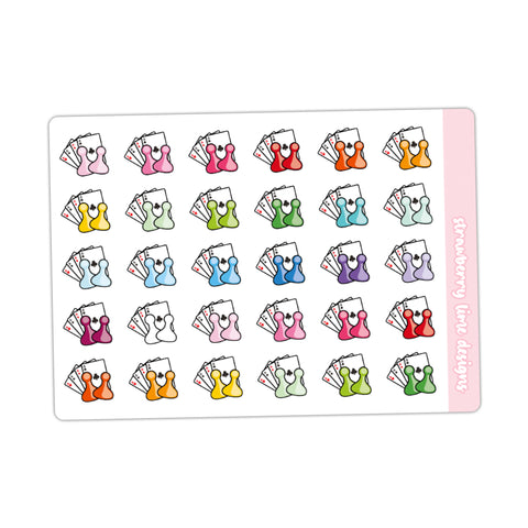 Icon Stickers - Game Night