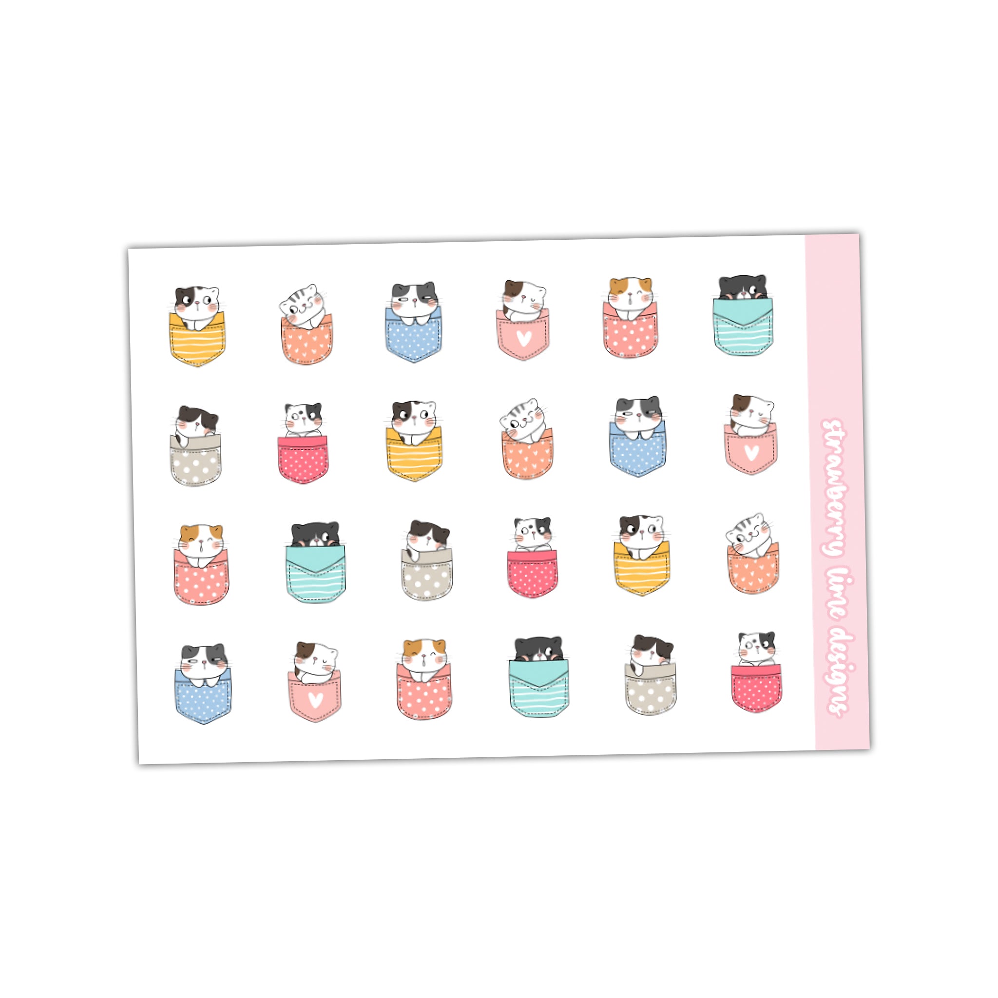 Icon Stickers - Pocket Cats
