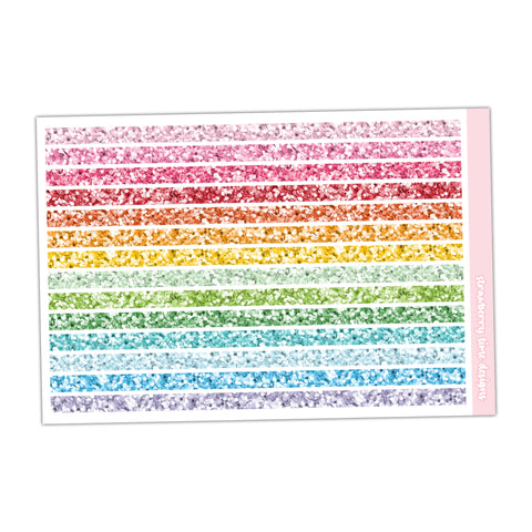 Glitter Strips | Multicolour
