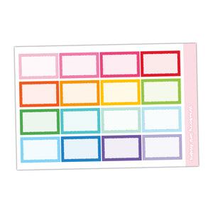 Half Boxes | Multicolour