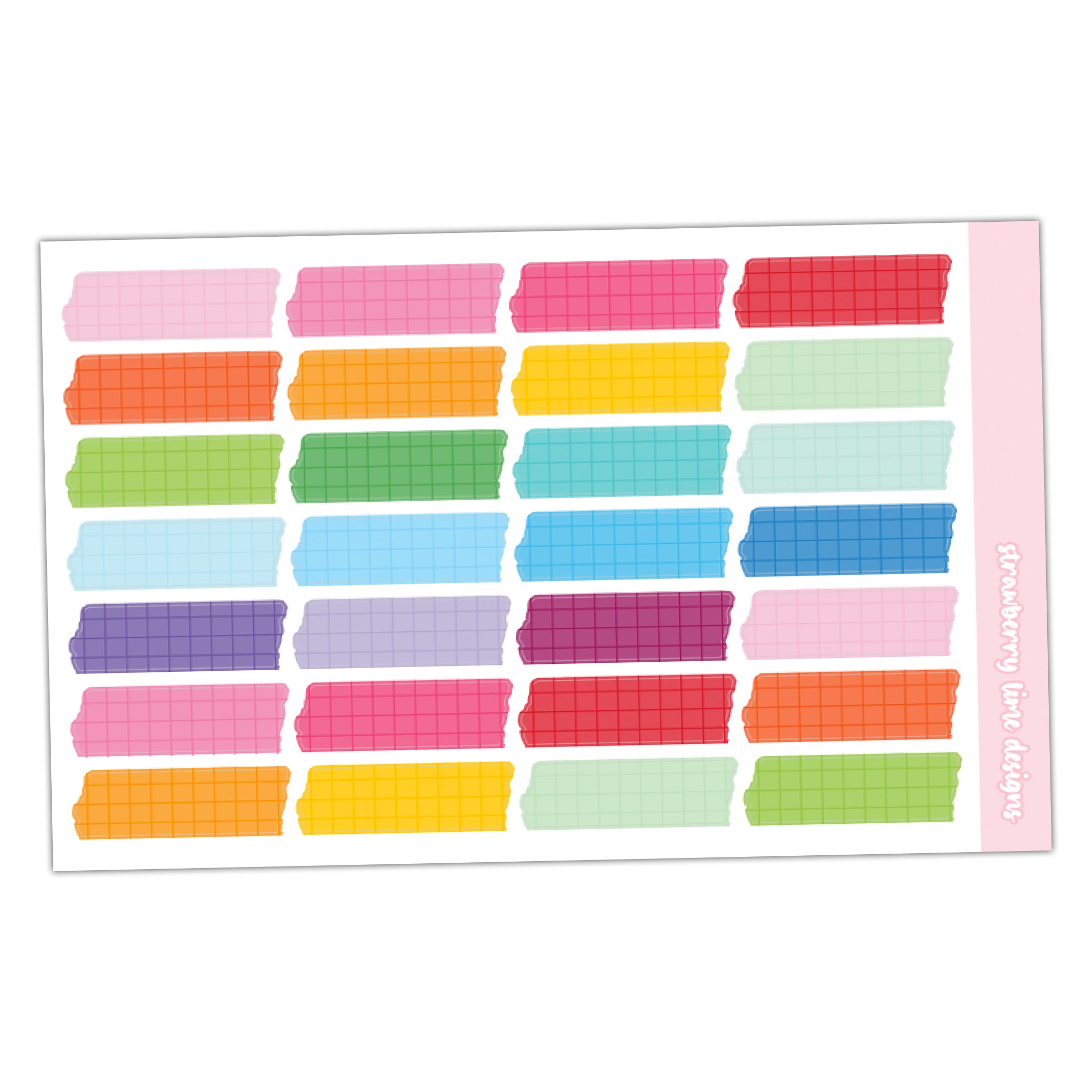 Washi Swatch Labels | Multicolour